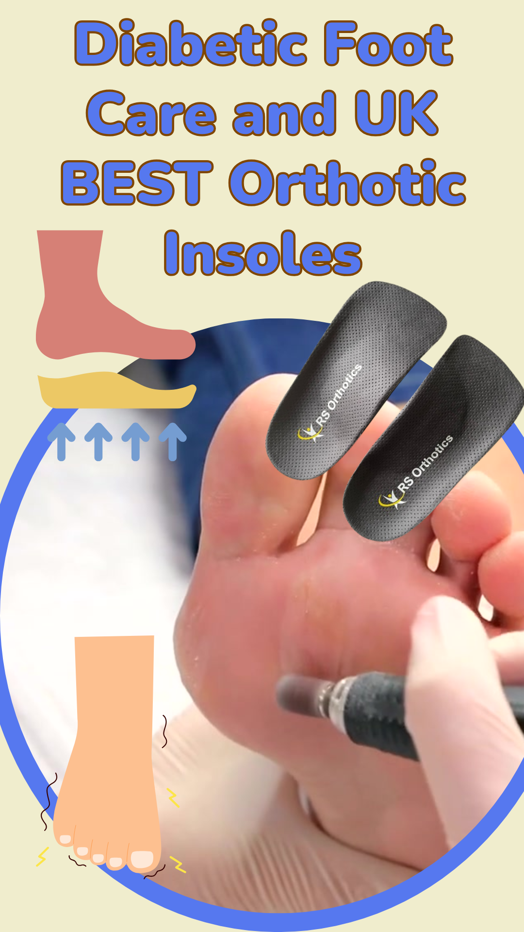 Diabetic Foot Care: The Best Orthotic Insoles for Comfort & Protection in the UK